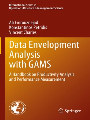 cover image of Data Envelopment Analysis with GAMS